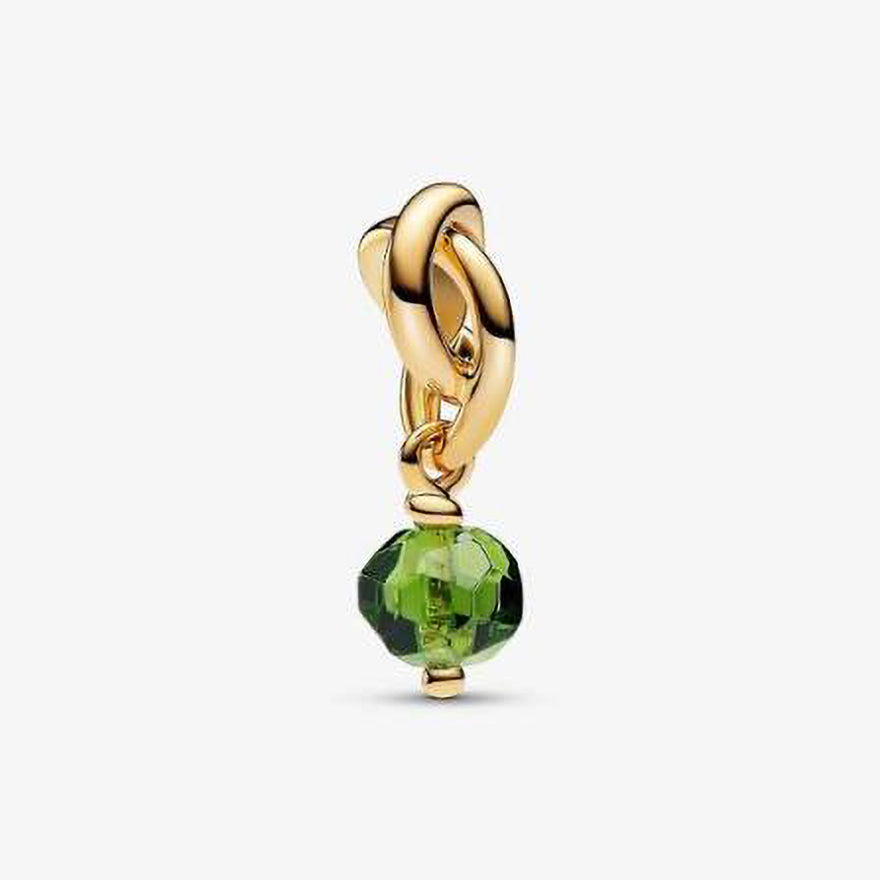 Pandora May Royal Green Eternity Circle Dangle Charm | 763462C05