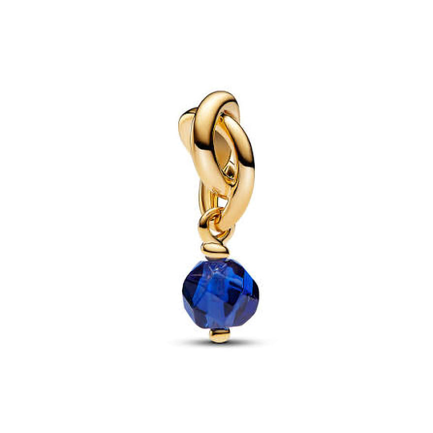 Pandora September Blue Eternity Circle Dangle Charm | 763462C09