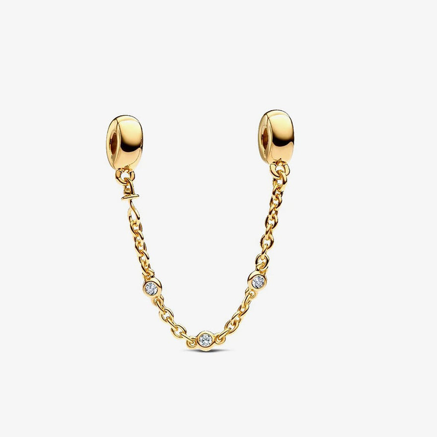 Pandora Triple Clear Stone Safety Chain | 763515C01-05