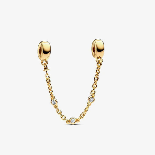 Pandora Triple Clear Stone Safety Chain | 763515C01-05