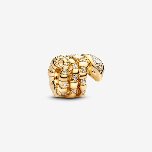 Pandora Curled Snake Charm | 763618C01