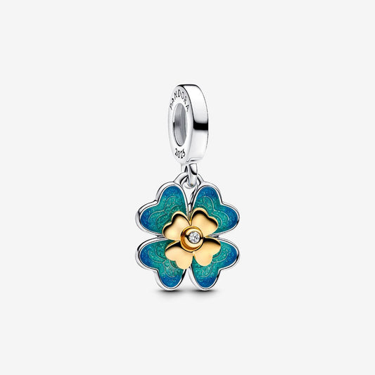 Pandora Spinnable Four Leaf Clover Lab-Grown Diamond Dangle Charm | 763624C01