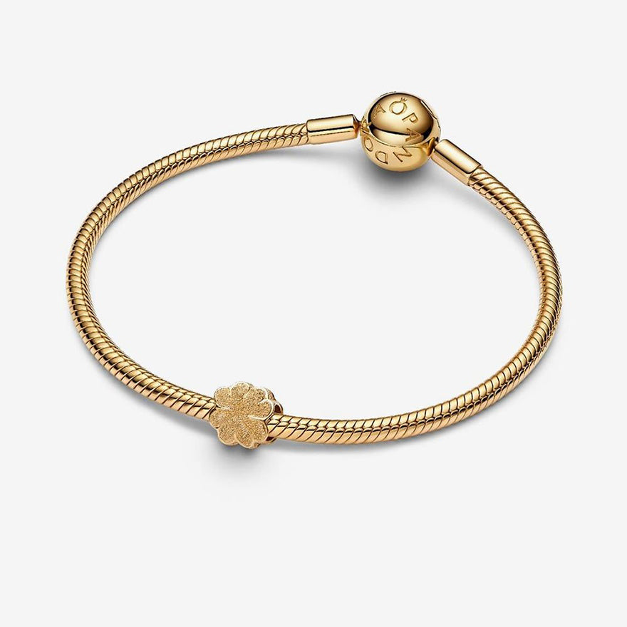 Pandora Textured Clover Mini Charm | 764047C00