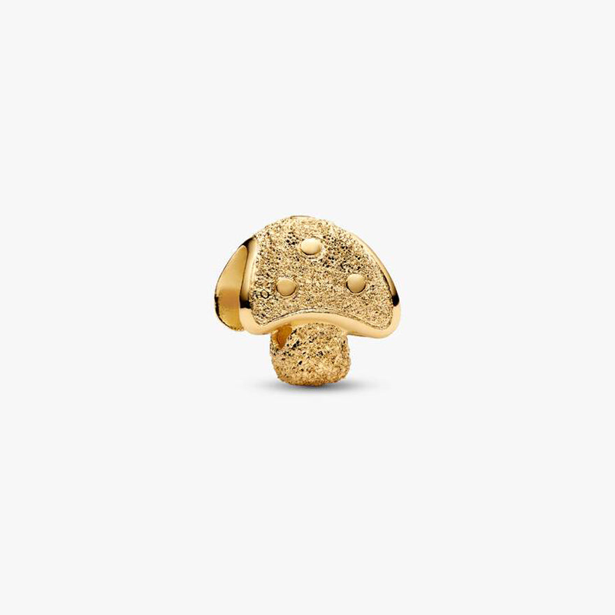 Pandora Textured Mushroom Mini Charm | 764048C00
