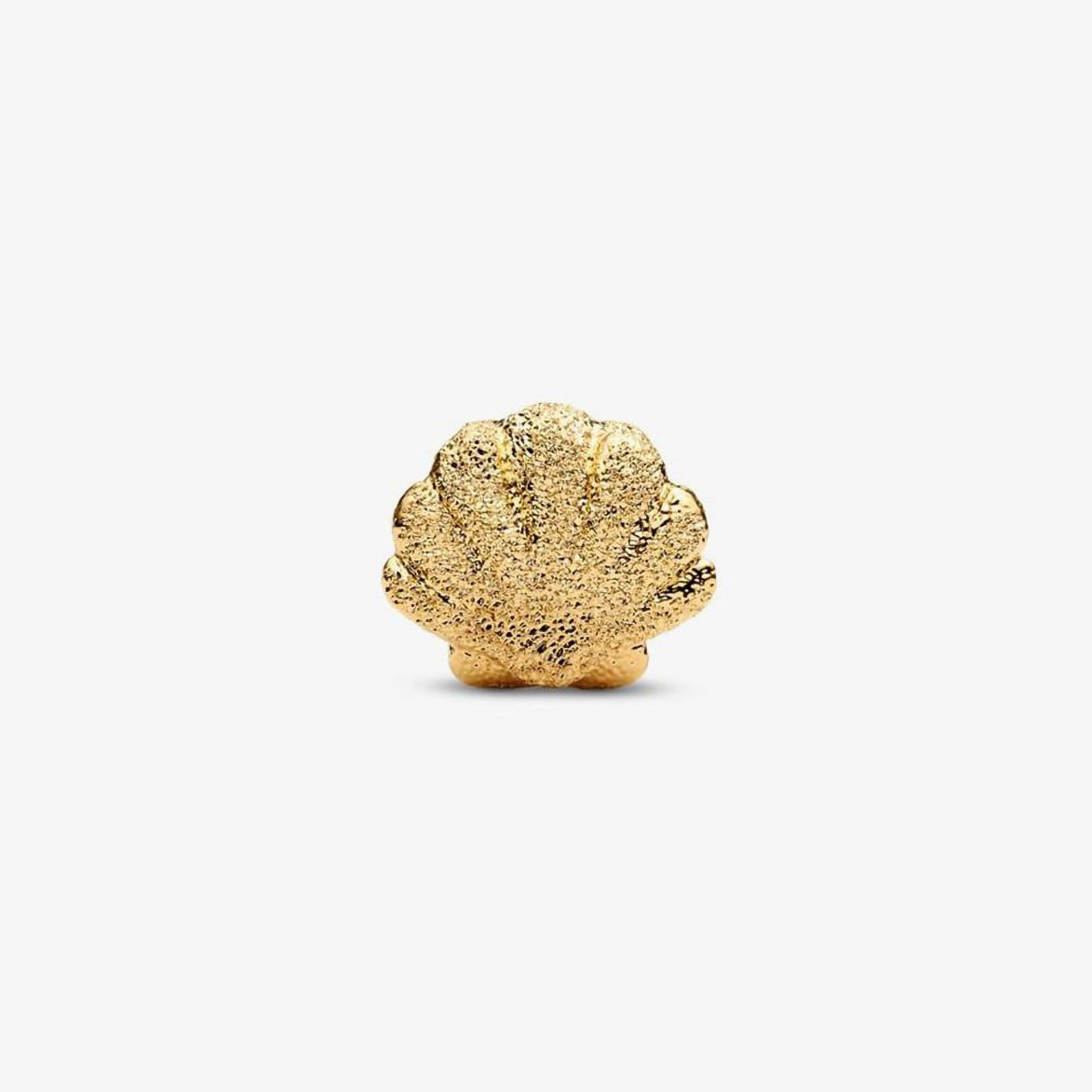 Pandora Textured Shell Mini Charm | 764057C00
