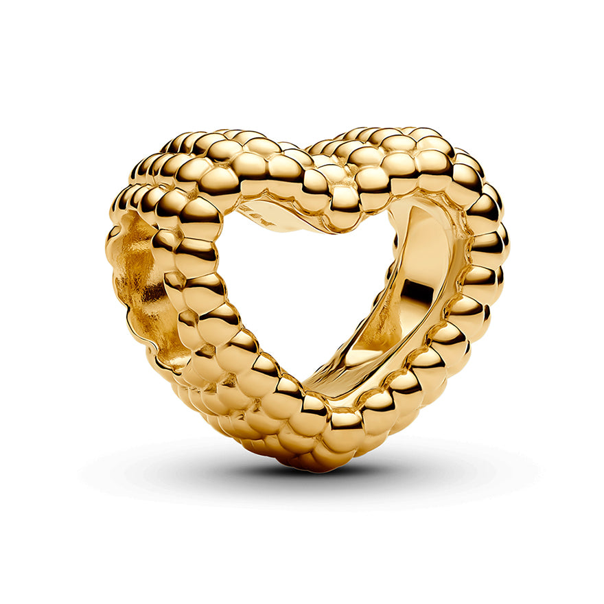 Pandora Beaded Open Heart Charm | 767516C00