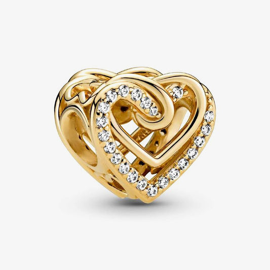 Pandora Sparkling Entwined Hearts Charm | 769270C01