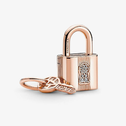 Pandora Padlock & Key Dangle Charm | 780088C01