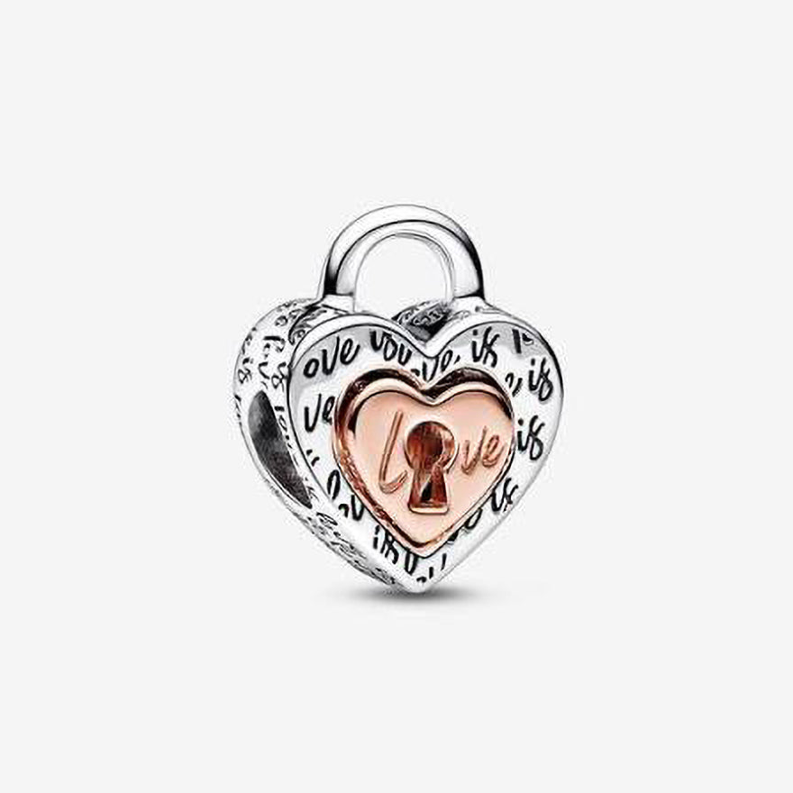 Pandora Rose Padlock Heart Charm | 782505C00