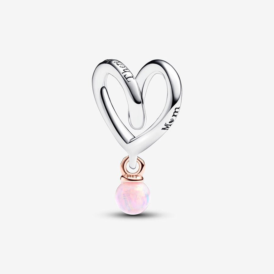 Pandora Two-tone Wrapped Heart Charm | 783242C01