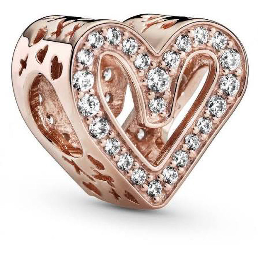 Pandora Sparkling Freehand Heart Charm | 788692C01