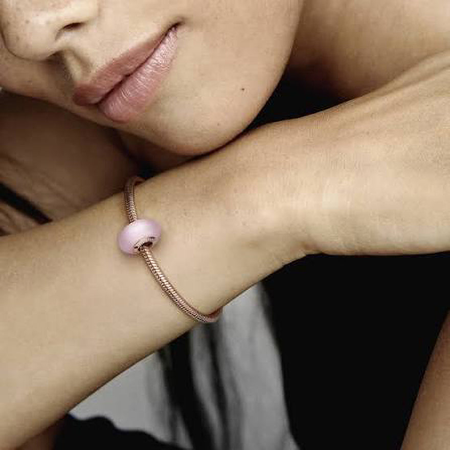 Pandora Matte Pink Murano Glass Charm | 789421C00