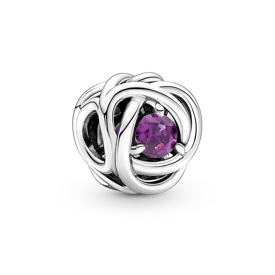 Pandora February Purple Eternity Circle Charm | 790065C02