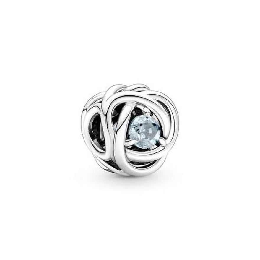 Pandora March Birthstone Eternity Circle Charm | 790065C09
