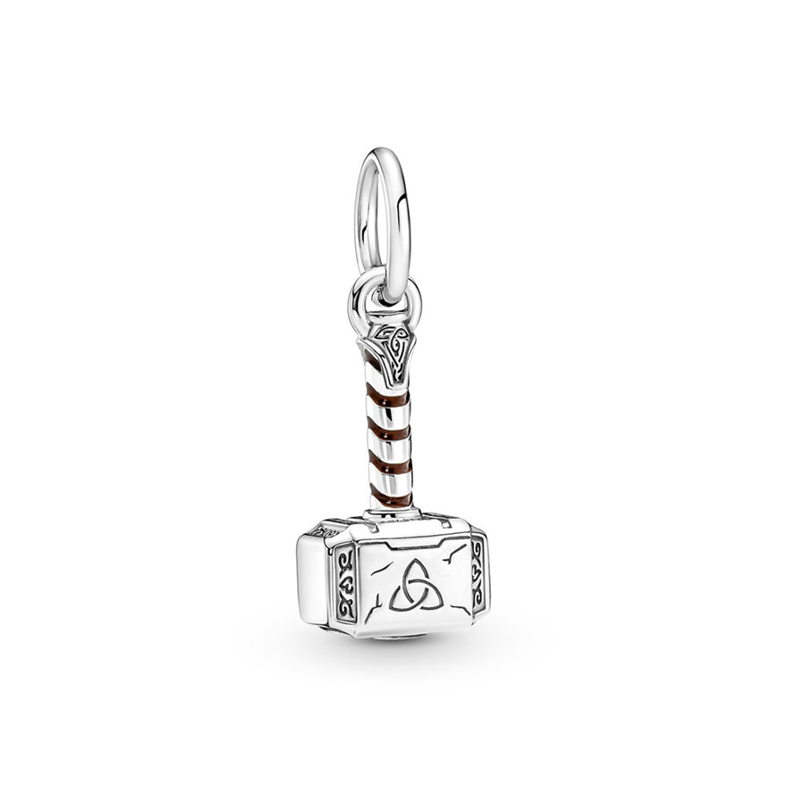 Pandora Marvel The Avengers Thor's Hammer Dangle Charm | 790483C01