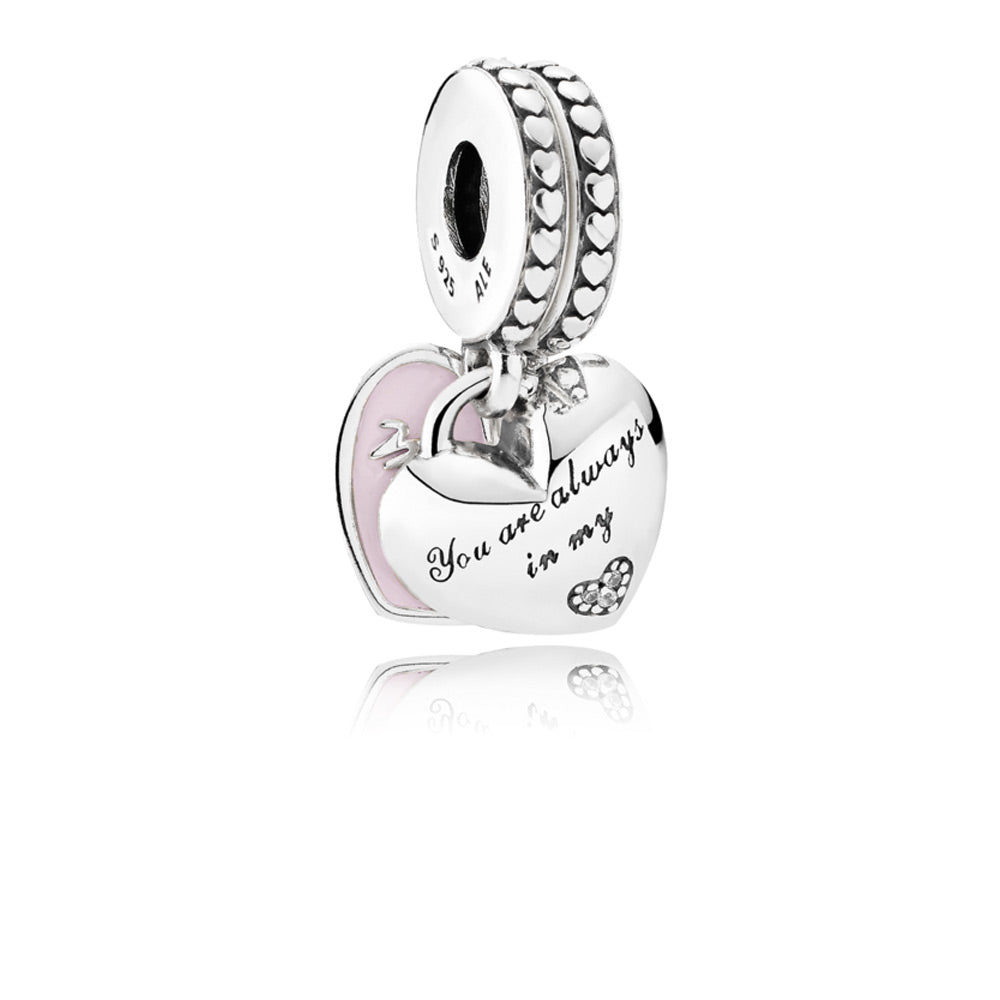 Pandora Mother & Daughter Hearts Dangle Charm | 792072EN40