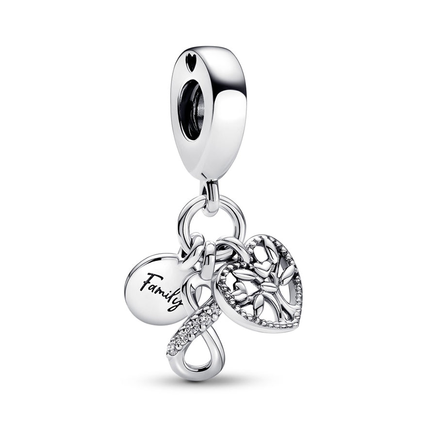 Pandora Family Infinity Triple Dangle Charm | 792201C01