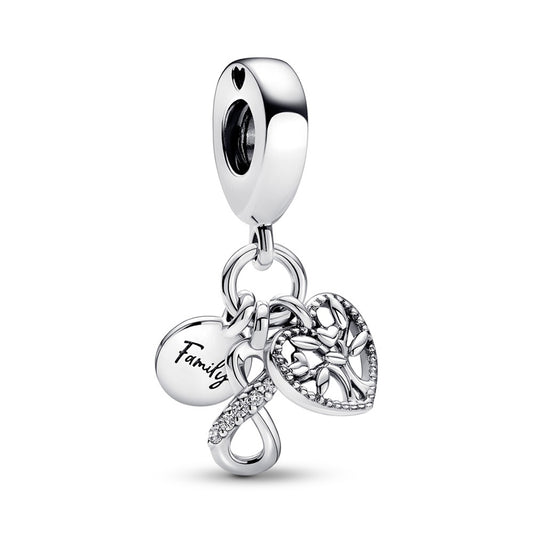 Pandora Family Infinity Triple Dangle Charm | 792201C01