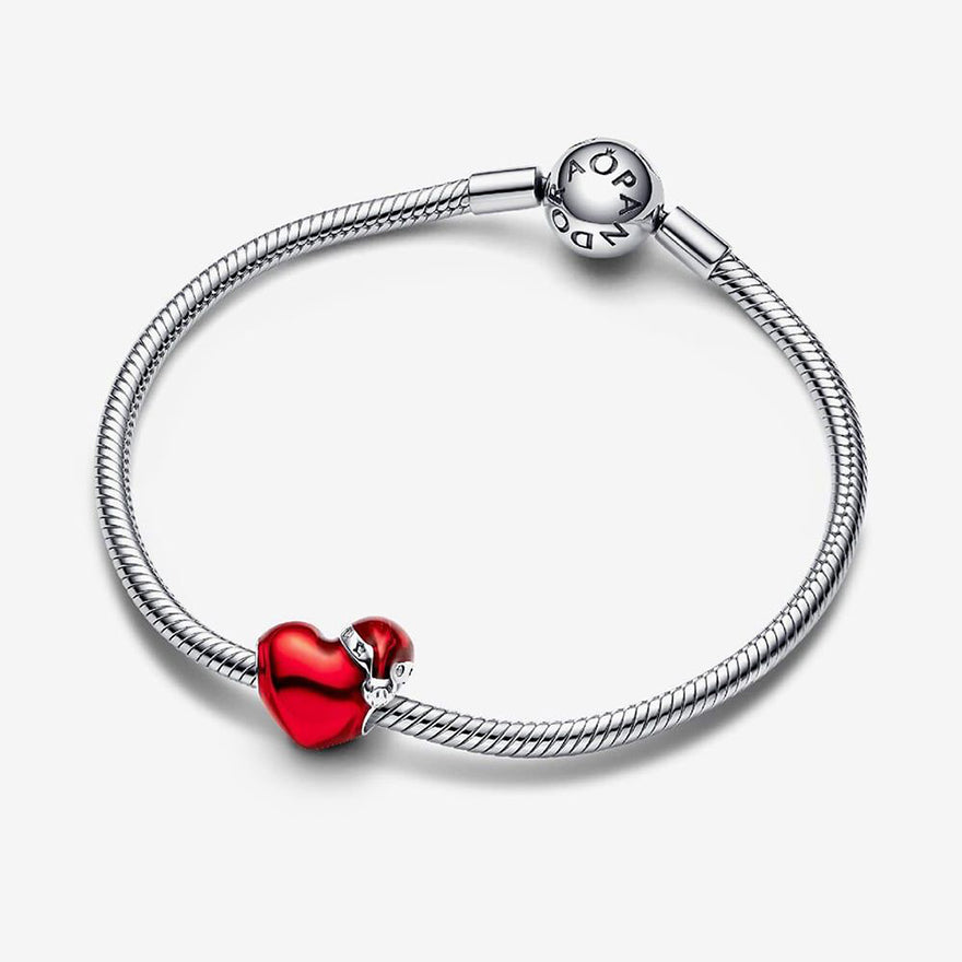 Pandora Red Christmas Heart Charm | 792336C01