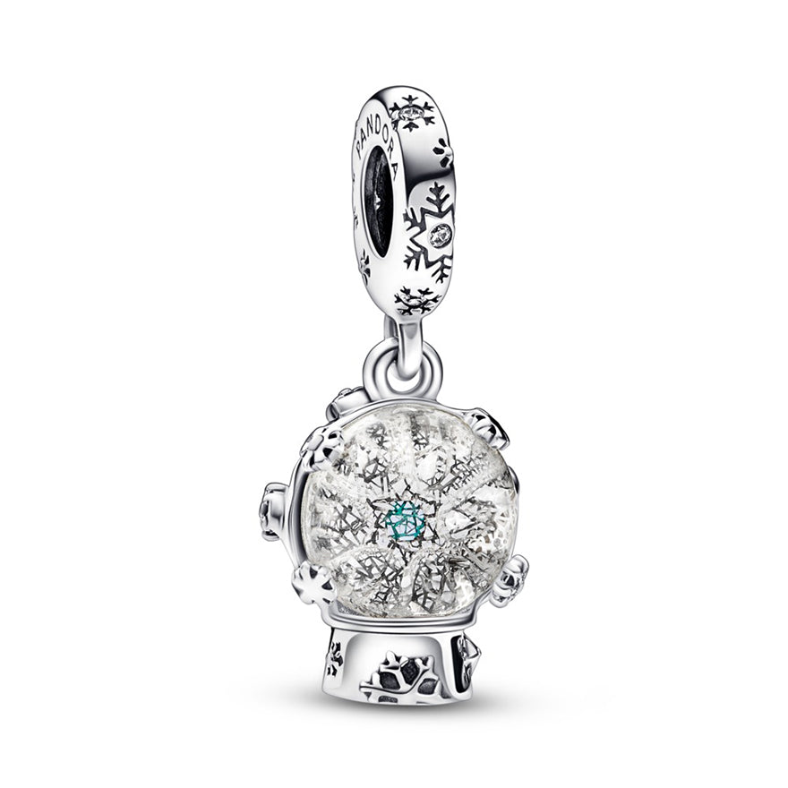 Pandora Snowflake Snowglobe Dangle Charm | 792369C01
