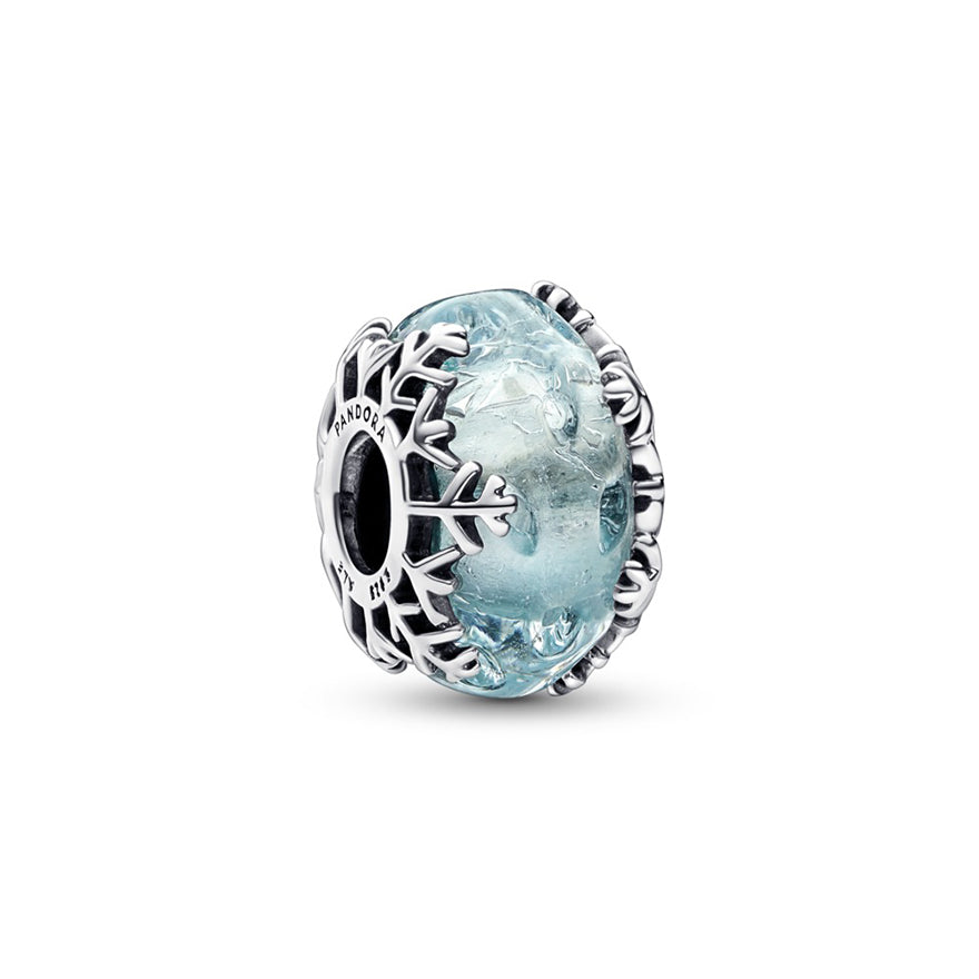 Pandora Winter Blue Snowflake Murano Charm | 792377C00