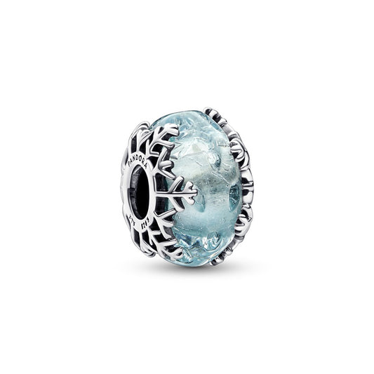 Pandora Winter Blue Snowflake Murano Charm | 792377C00