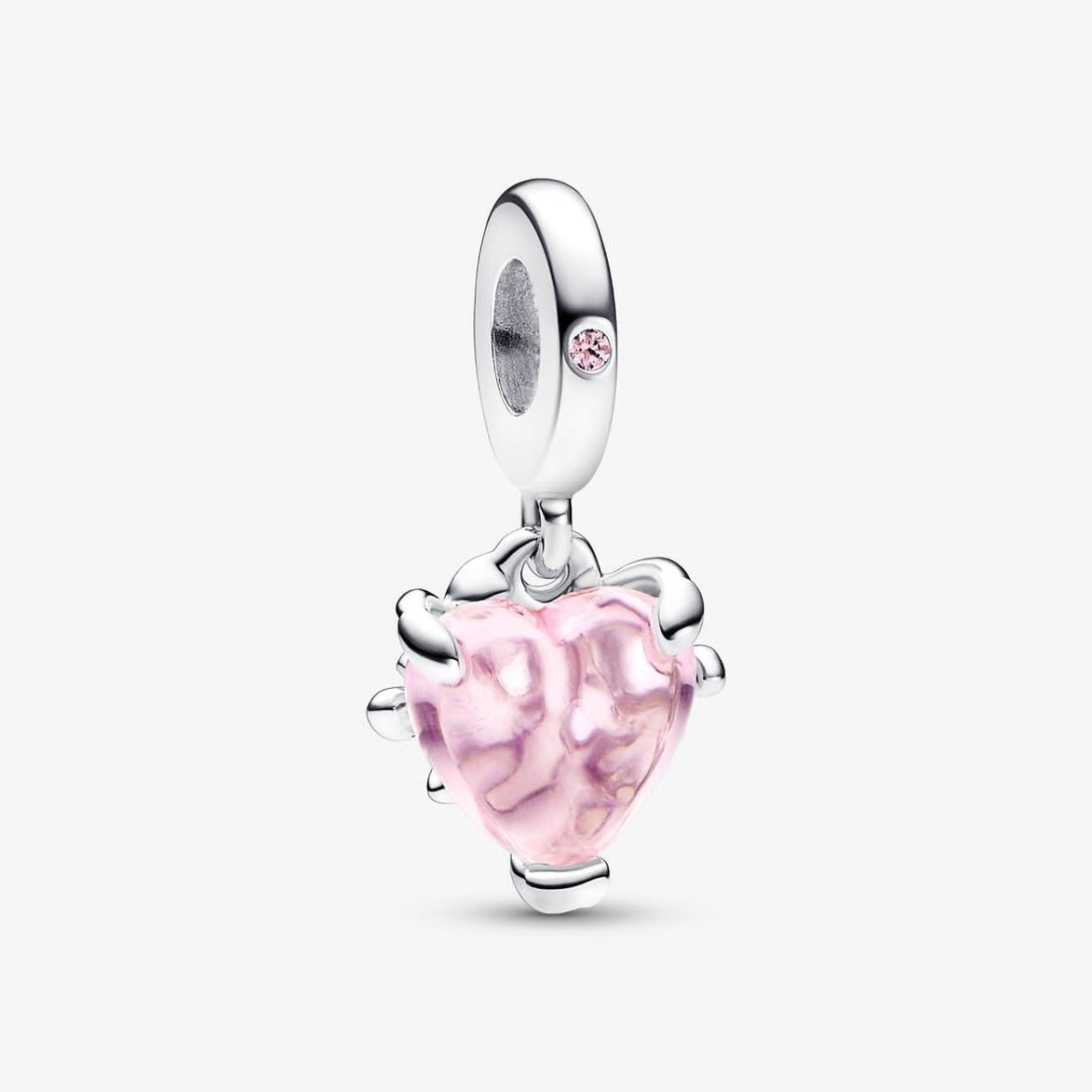 Pandora Pink Family Tree Heart Dangle Charm | 792654C01