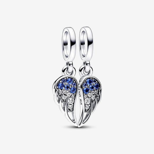 Pandora Sparkling Splitable Angel Wings Dangle Charm | 792821C01