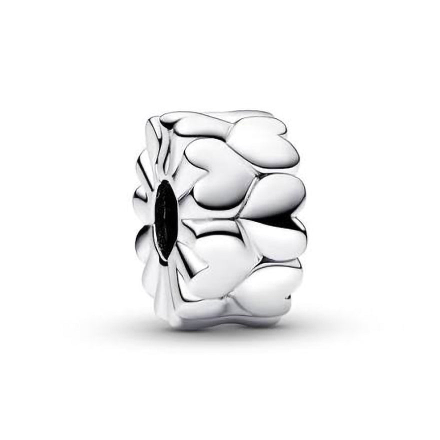 Pandora Heart Pattern Clip Charm | 792828C00