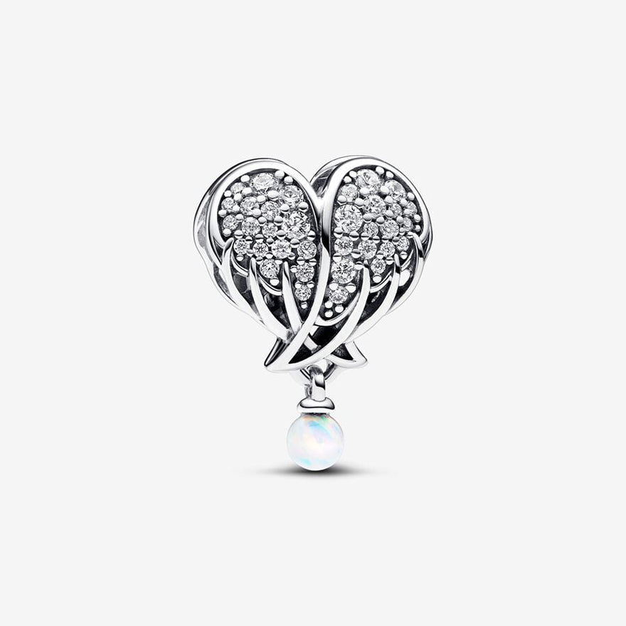 Pandora Sparkling Angel Wings and Heart Charm | 792980C01