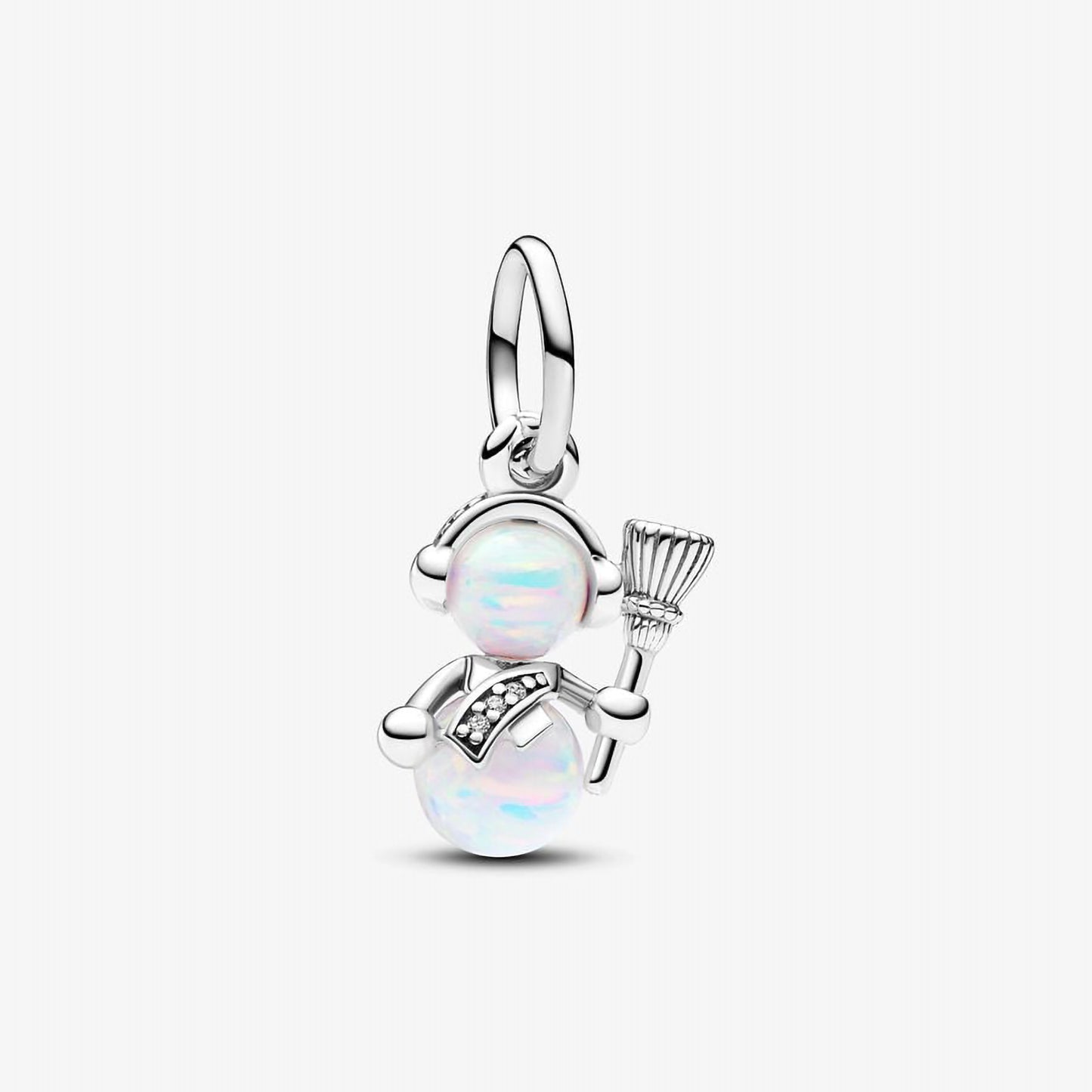 Pandora Opalescent Snowman Dangle Charm | 792981C01