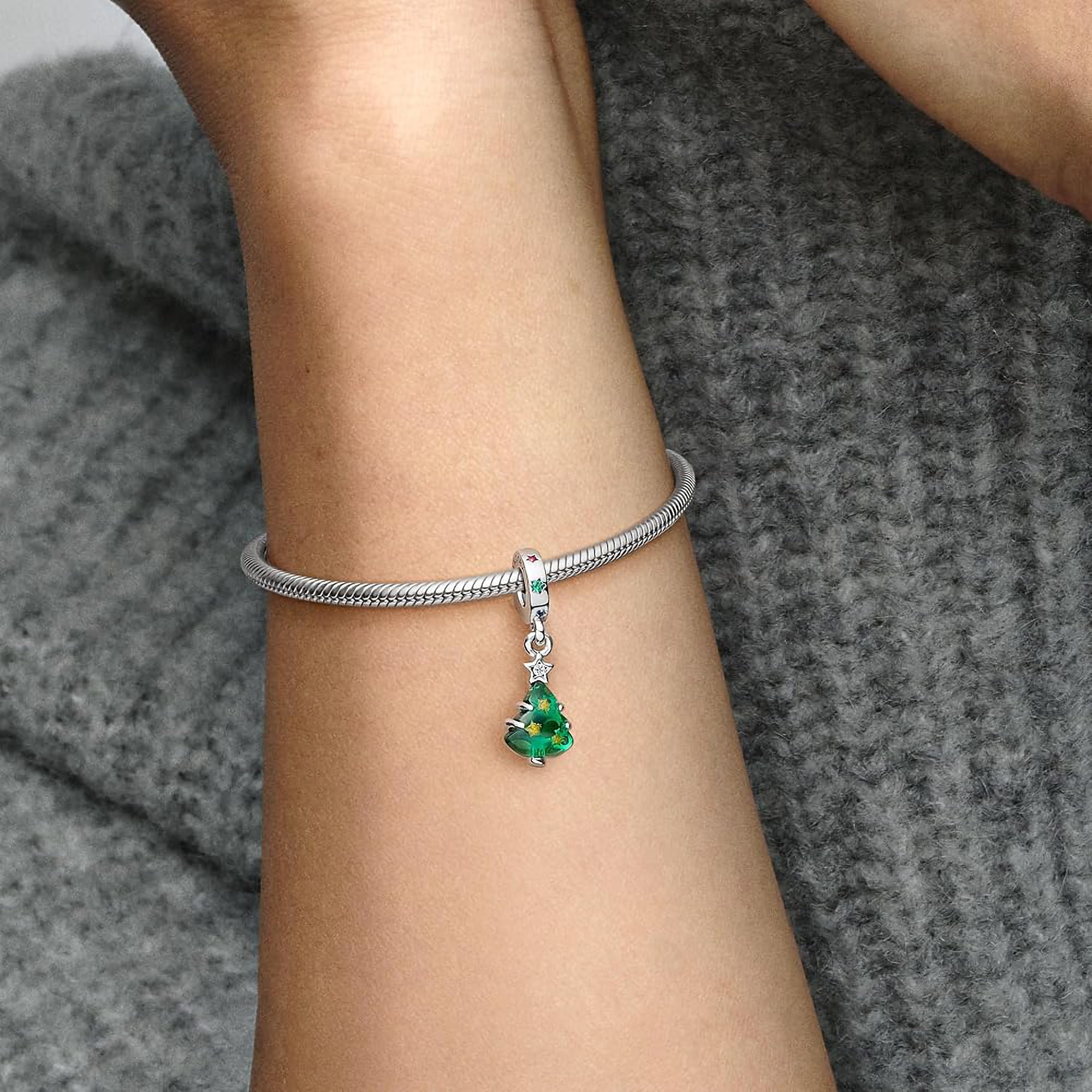 Pandora Sparkling Christmas Tree Dangle Charm | 792983C01