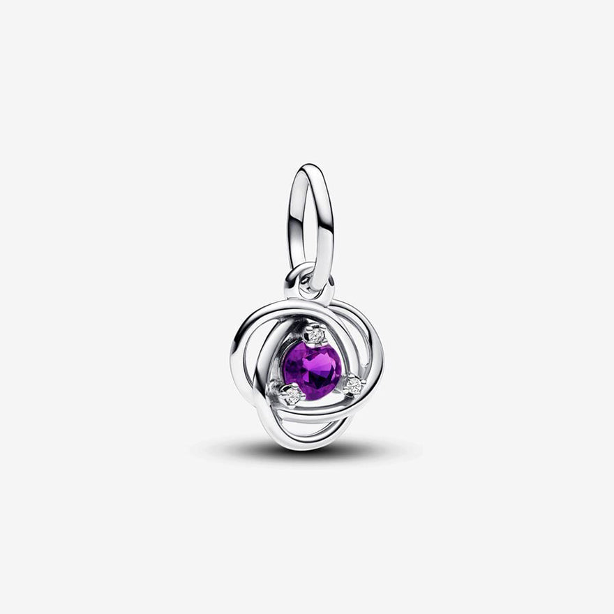 Pandora Purple Eternity Circle Dangle Charm | 793125C02