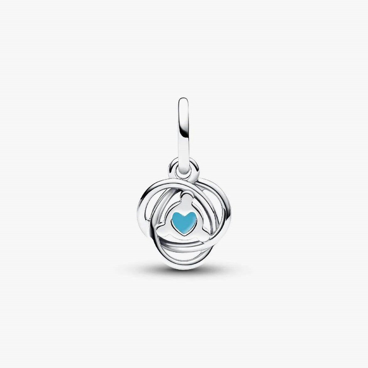 Pandora Turquoise Blue Eternity Circle Dangle Charm | 793125C12
