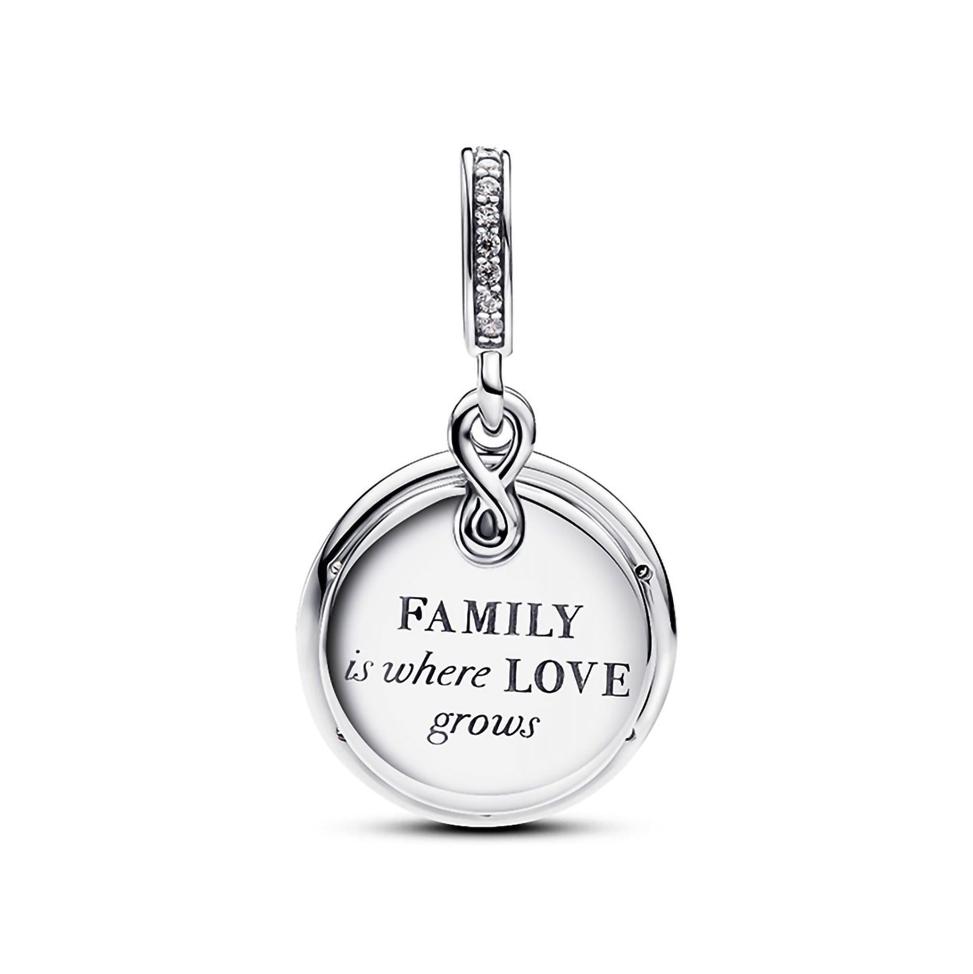Pandora Glow-in-the-dark Infinity Tree Double Dangle Charm | 793599C01