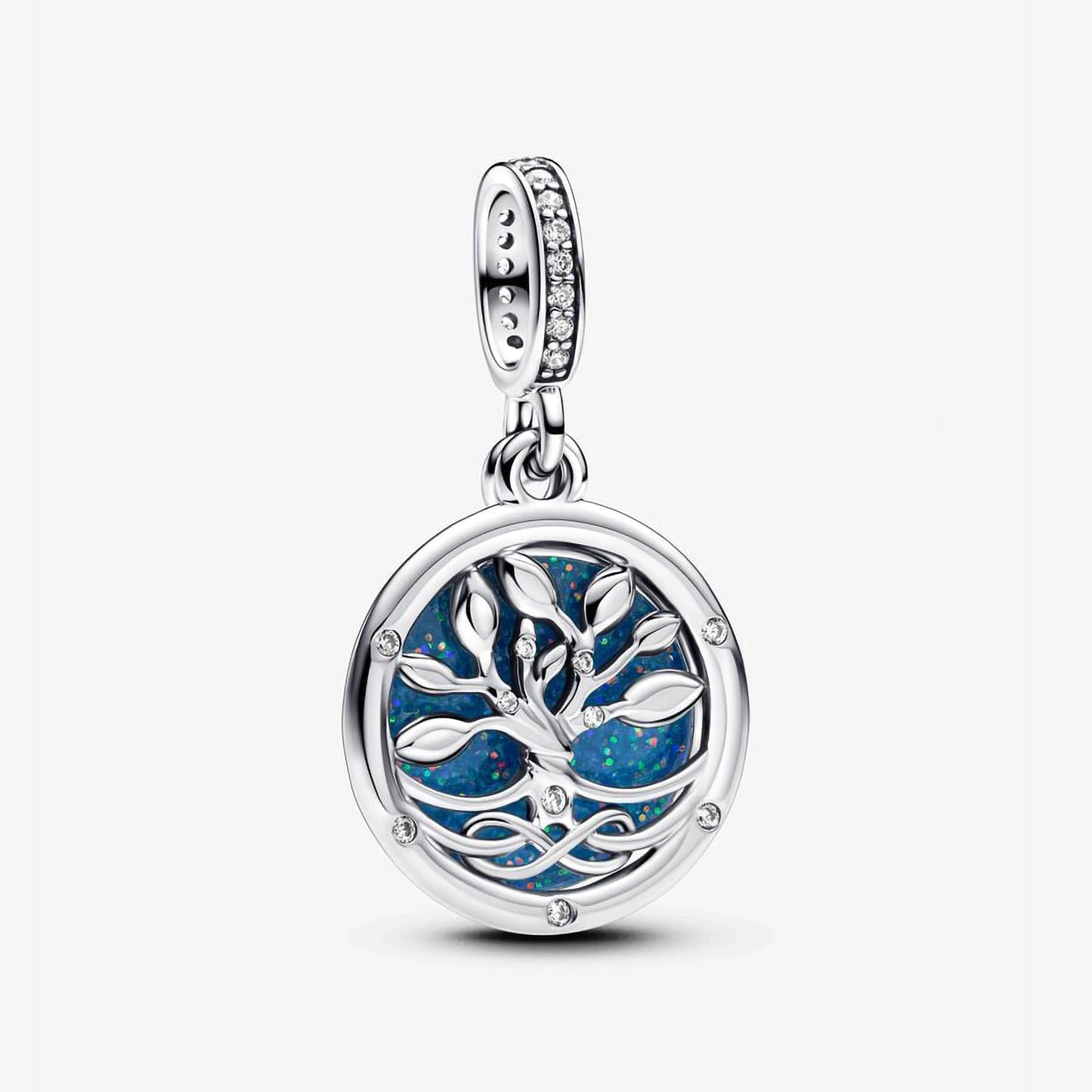 Pandora Glow-in-the-dark Infinity Tree Double Dangle Charm | 793599C01