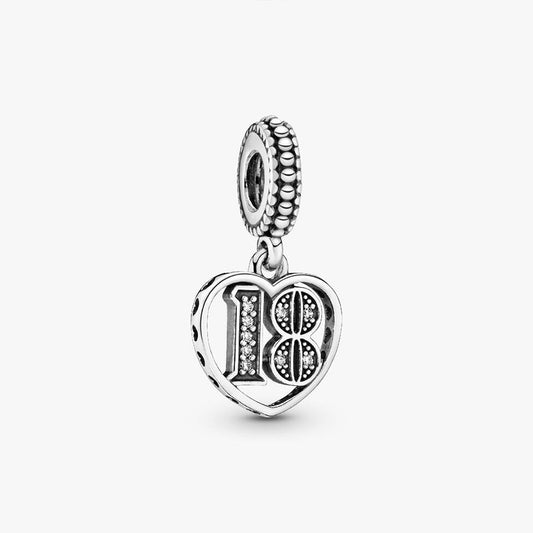 Pandora 18 Years of Love Dangle Charm | 797262CZ
