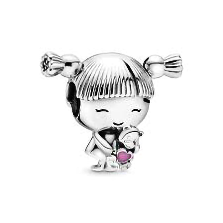 Pandora Girl with Pigtails Charm | 798016EN160