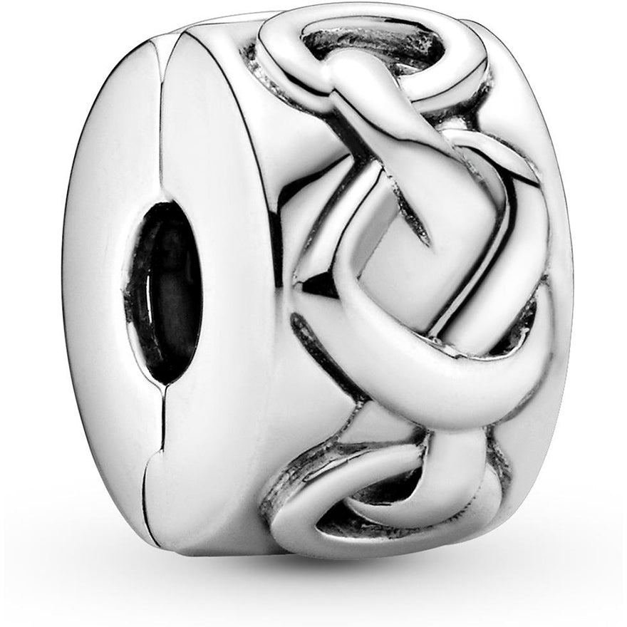 Pandora Knotted Hearts Clip Charm | 798035