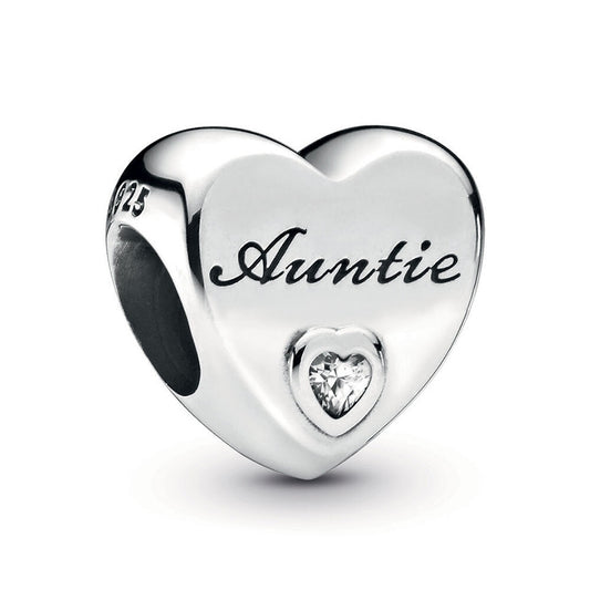 Pandora Auntie Heart Charm | 798261CZ