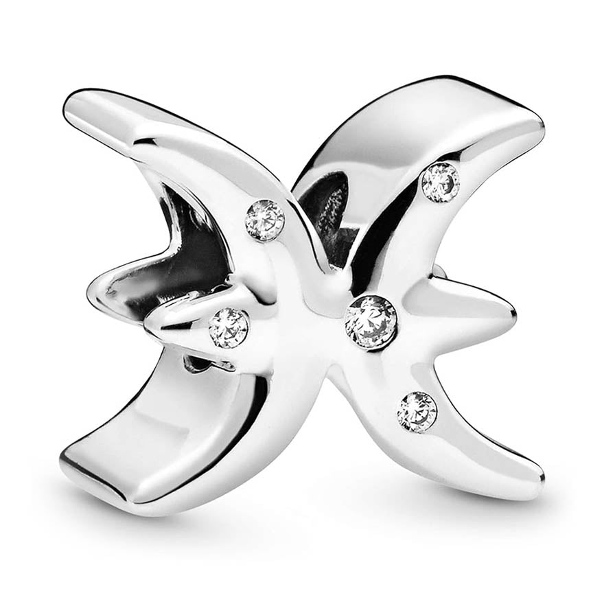 Pandora Sparkling Pisces Zodiac Charm | 798426C01