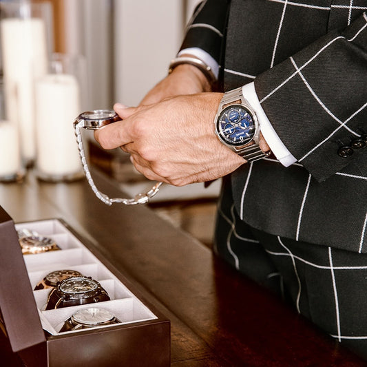 Bulova Curv Blue Dial | 96A205