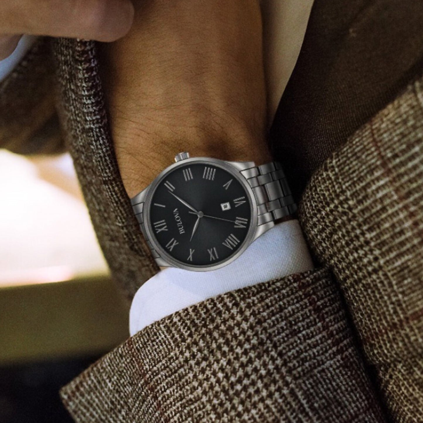 Bulova Men's Stainless Steel Bracelet Watch 96B261 – Ann-Louise