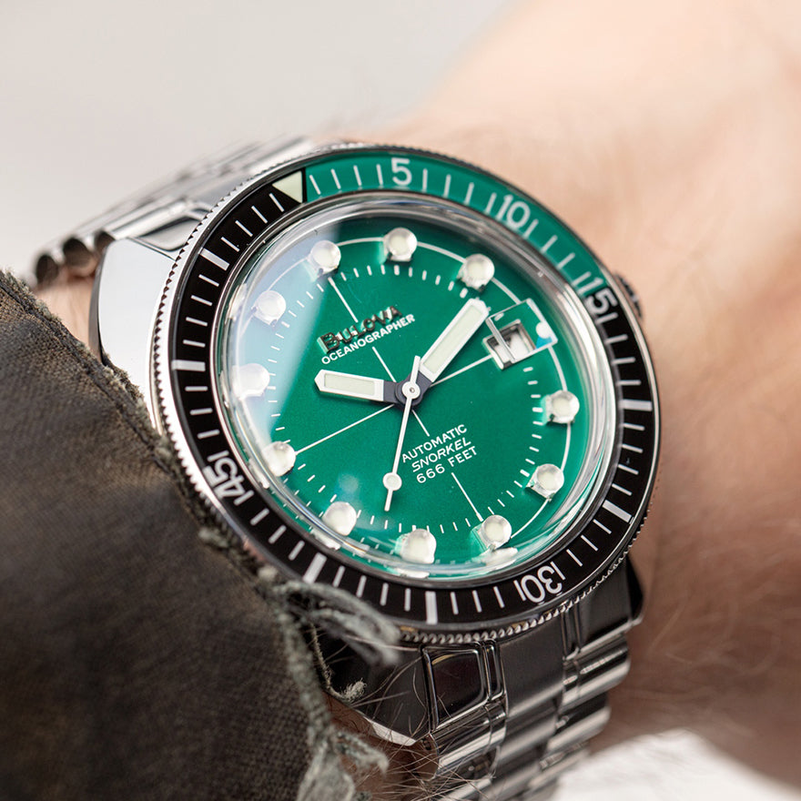 Bulova green shop watch