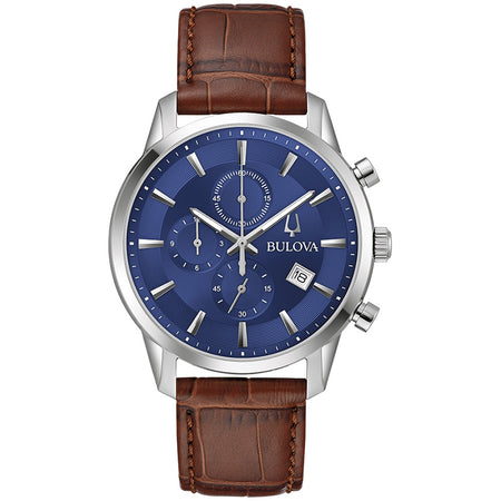 Blue face on sale watch men's