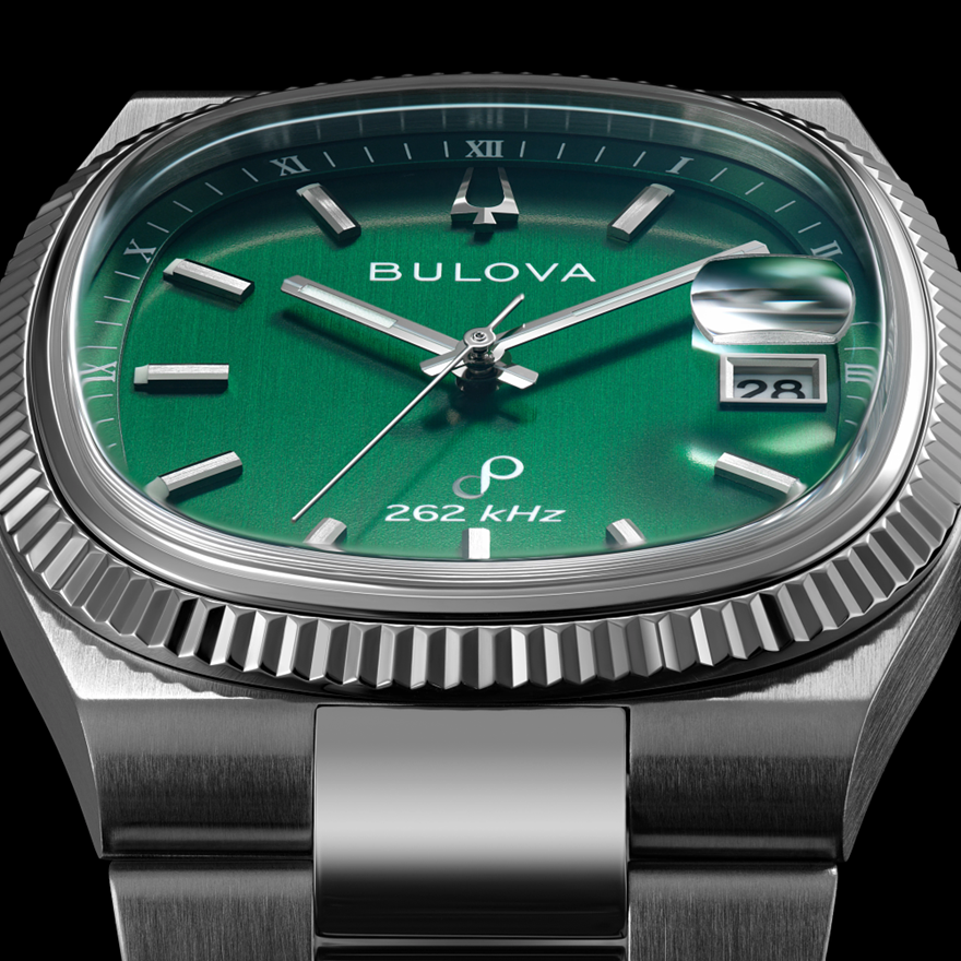 Bulova Super Seville Green Dial Watch | 96B439