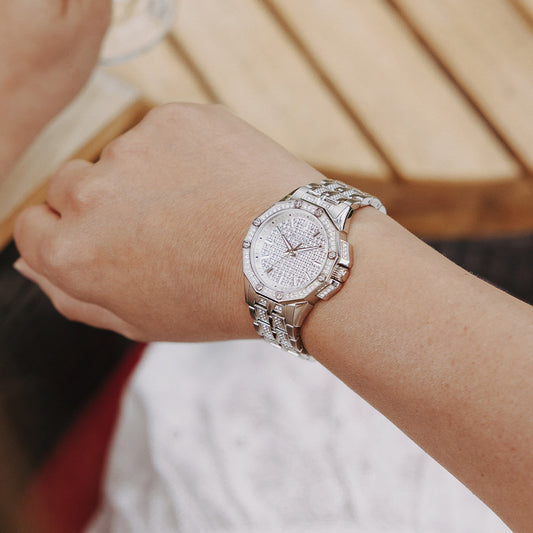 Bulova Octava Crystal Watch 34mm  | 96L305