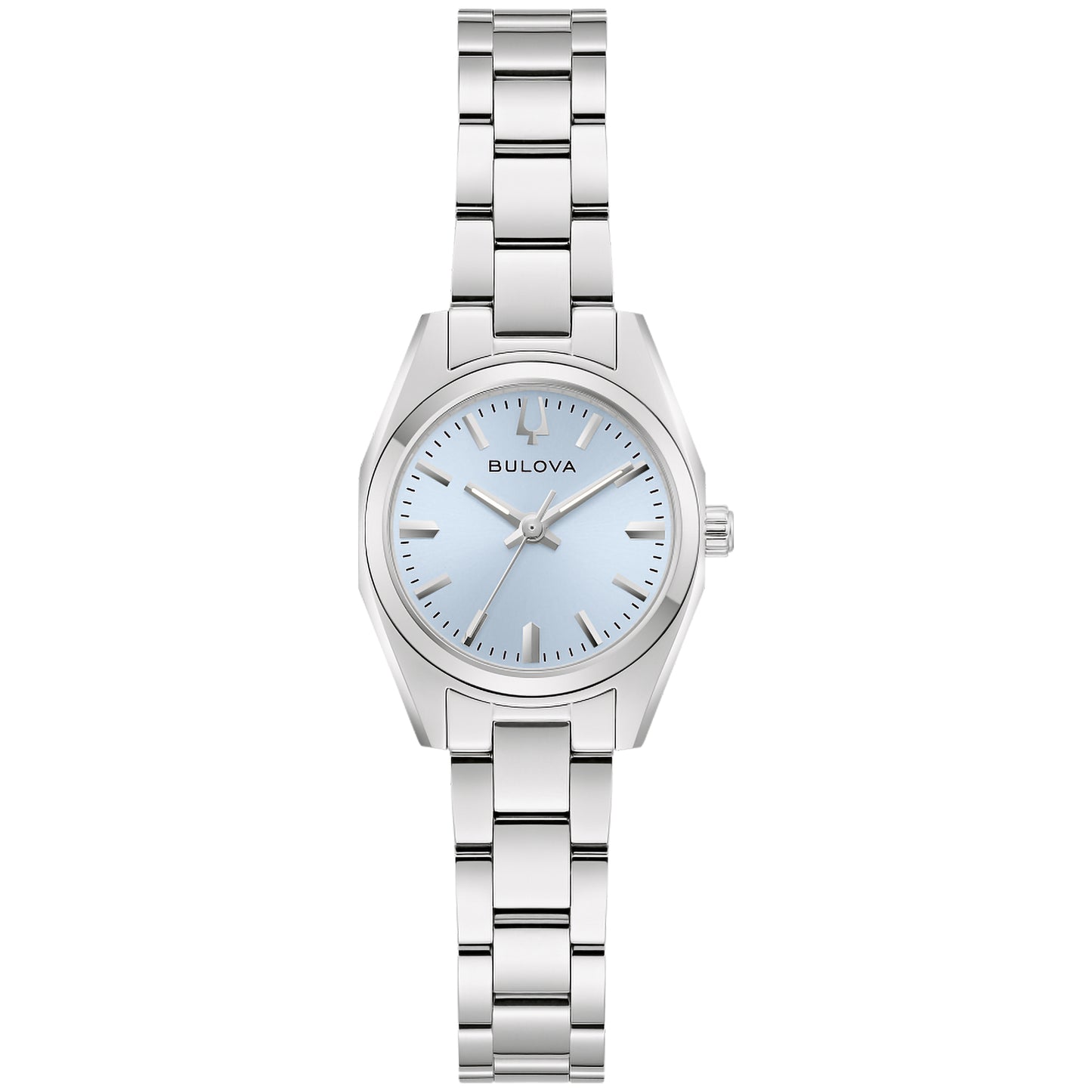 Bulova Surveyor Quartz Women's Watch Light Blue Dial | 96L345