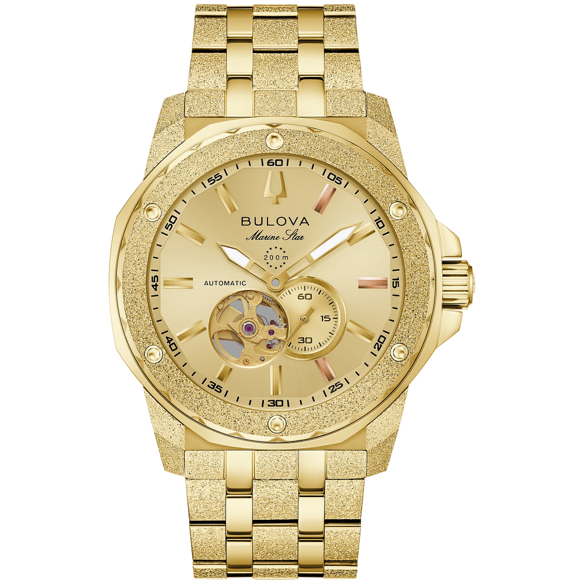 Bulova Marine Star Champagne Dial Watch | 97A200