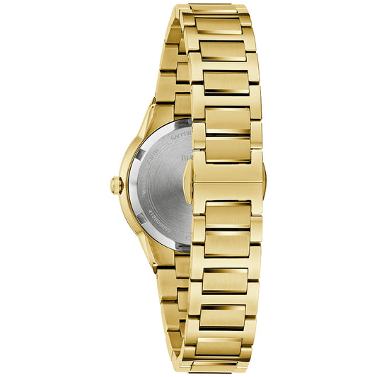 Bulova Millennia Gold Tone Ladies Watch | 97L175